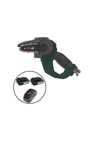 Klpro KLBZT18B-20 18V 2AH Çift Akülü Kömürsüz Zincirli Testere 179 MM
