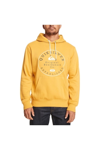 Quiksilver Eqysf03150 Circle Trim Hoodie Sarı Erkek Sweatshirt Sarı