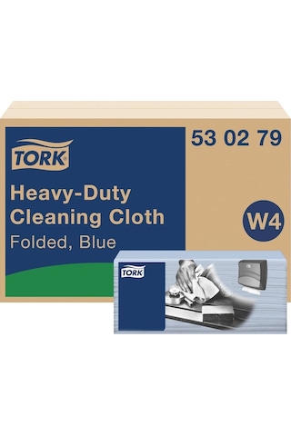 Tork Nonwoven Ağır Kirler İçin Z Katlı Mavi Temizlik Bezi 105 Yaprak 4 Paket