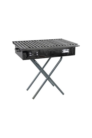 Aktürkler Paslanmaz Oluklu Küçük Seyyar Ayaklı Kömür Mangalı