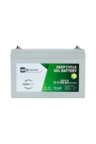 Agromot 12v 100ah Jel Akü