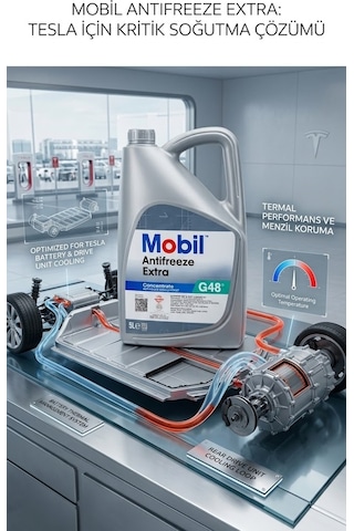 Mobil Antifreeze Extra G48 - 5l Tesla Araç Onaylı Soğutma Sıvısı