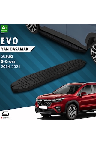S-dizayn Suzuki Sx4 2 S-cross Evo Siyah Yan Basamak 173 Cm 2014 Üzeri