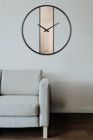Digithome Demre Sessiz Mekanizmalı Modern Duvar Saati 61,5 Cm Gümüş - K-demre-gumus Gümüş