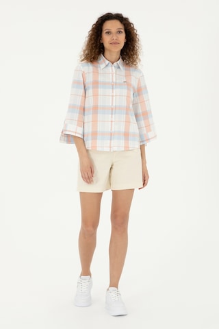 U.s. Polo Assn. Kadın Ekru Şort / Bermuda 50281740-vr019 Ekru