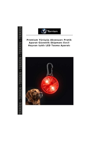 Premium Yürüyüş Aksesuarı Pratik Aparat Güvenlik Ekipmanı Evcil Hayvan Işıklı Led Tasma Aparatı Diğer