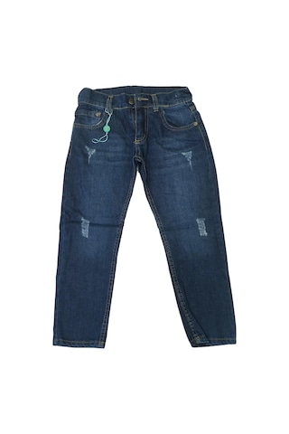 Booss Slim Erkek Çocuk Kot Pantolon Koyu Mavi - 2806 Koyu Mavi