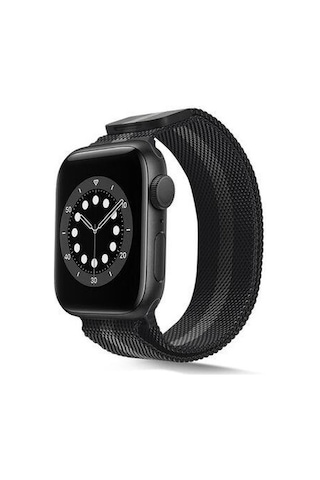 Apple Uyumlu Watch Seri 2/3/4/5/6/7/8/se 38 MM-40 MM-41 MM Hasır Metal Kordon
