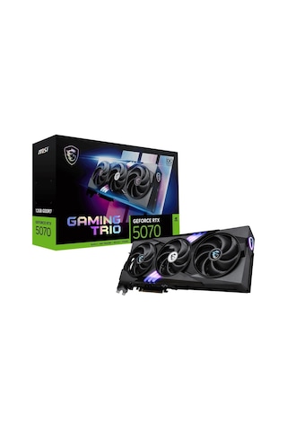 MSI Gaming Trio RTX 5070 OC 12GB GDDR7 192Bit Ekran Kartı