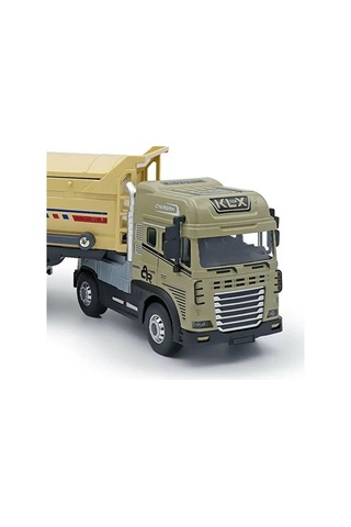 Sesli Işıklı Tanker Tır 3+ Yaş 40 Cm Dev Boy Sürtmeli Oyuncak Araç
