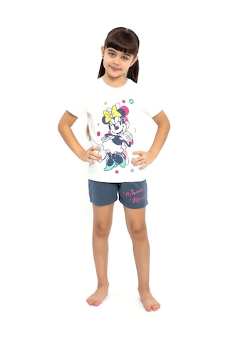 Minnie MouseD4641-3 Kız Çocuk Şort Takımı