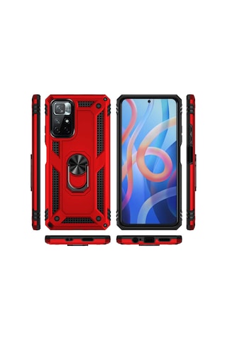Xiaomi Redmi Note 11T 5G Kılıf Zore Vega Kapak-Gri