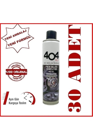 404 Fren Balata Ve Metal Temizleyici 30 Adet Spreyi 500 Ml 404 Fren Balata Ve Metal Temizleyici 30 Adet Spreyi 500 Ml