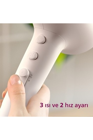 2100w Güçte Saç Kurutma Makinesi, İyonik Bakım Teknolojisi