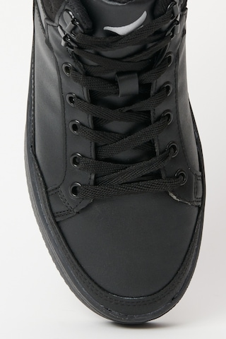 Ac&co / Altınyıldız Classics Erkek Siyah Kışlık Rahat Taban Spor Sneaker Siyah