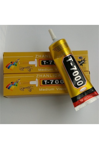 Mobilelektronik T7000 Ekran Cam Lens Kasa Kapak Çerçeve Yapıştırıcı 110 Ml Siyah