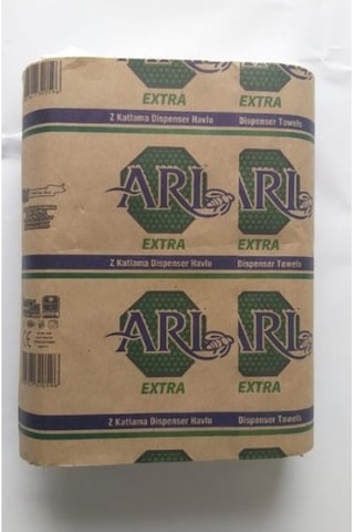 Arı Extra Z Katlama Dispenser Havlu Çift Katlı 200'lü 12 Paket