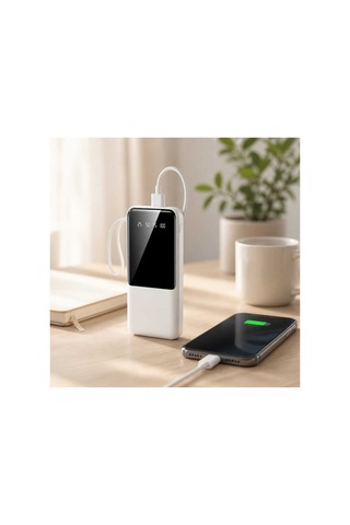 10000 Mah Powerbank Beyaz