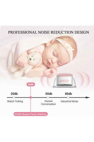 Eller Serbest Ve Ağrısız Taşınabilir Elektrikli Göğüs Pompası