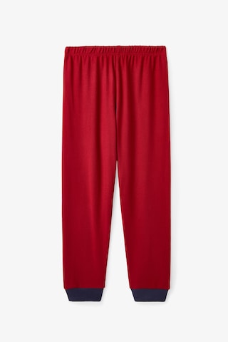 Penti Kırmızı Erkek Çocuk Dinozor Baskılı Uzun Kollu Termal Etkili Pijama Takımı