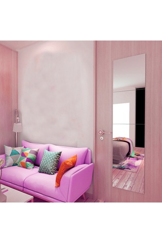 Mufunye Ev Dekorasyonu İçin Akrilik Otostik Yalıtkan Ayna - Dört Numara Altıgen 30x30 Cm Su Geçirmez Arka Duvar Ayna Diğer