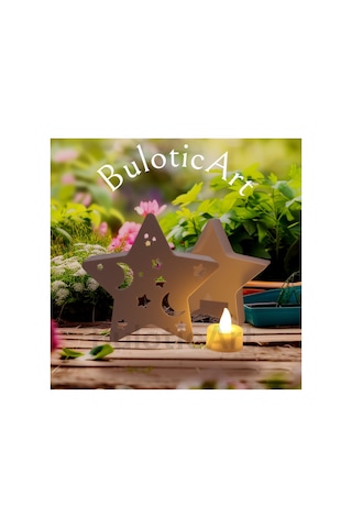 Buloticart Tealigt Gece Lambası Çocuk Odası Masa Lambası Pilli Tealight Lamba Pil Ve Lamba Birlikte Beyaz