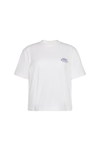 Calvin Klein Bayan T Shirt Lv047f801g Yaf Beyaz BEYAZ