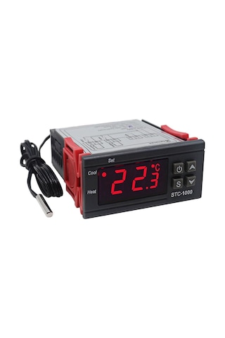 Robodünya-Stc-1000 Ac 110-220V 10A Lcd Ekranlı Ntc Sensörlü Sıcaklık Kontro Robodünya-Stc-1000 Ac 110-220V 10A Lcd Ekranlı Ntc Sensörlü Sıcaklık Kontro