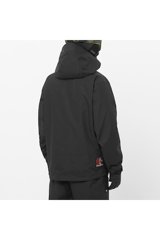 Salomon Venom Anorak Erkek Kayak Montu Deep Black Lc2609700 Siyah