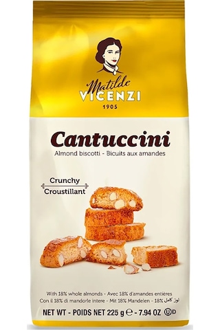 Matilde Vicenzi Cantuccini Bademli Kurabiye Biscotti 225 G