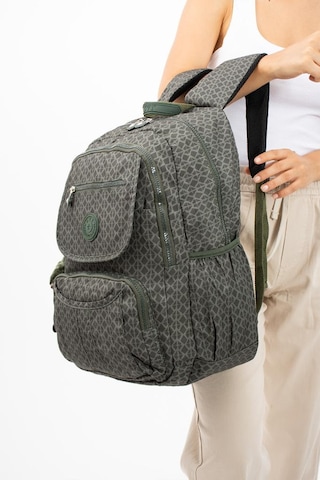 Baginn Lise Okul Sırt Çantası Çok Cepli Hafif Klinkır Kumaş 43 x 30 Cm