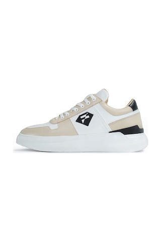 Harvey Beige Bej Beyaz Sneaker Erkek Deri Ayakkabı 001