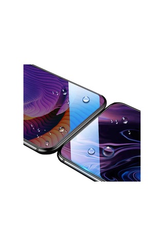 İphone 11 Uyumlu Ekran Koruyucu 5d Temperli Cam - Siyah - T21990