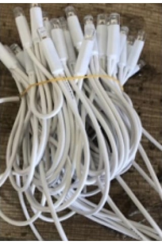 3m 100 Led 20 Saçak 30 50 70cm Çakarlı Ip65 Dış Mekan