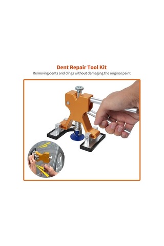 Yaozixa 21 Parça Araba Çukur Tamir Aleti - 18 Yastıklı Süpürge Sistemi