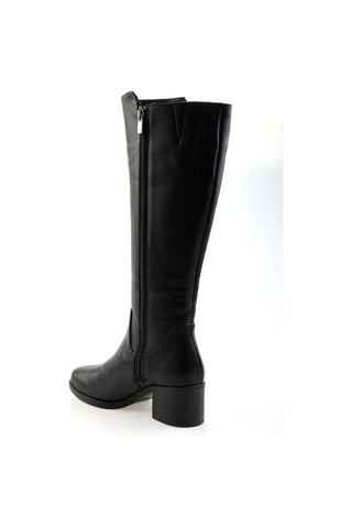 Bambi Siyah Leather Kadın Çizme K03586414003 Siyah