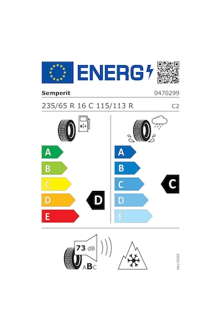 Semperit 235/65 R16C 115/113R Vangrip-3 8Pr Kış Lastiği C 2025