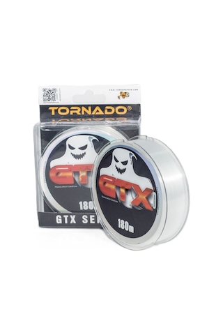 Tornado Gtx Hayalet Misina 180 Mt Fluorocarbon Kaplama Şeffaf 0.363 Mm