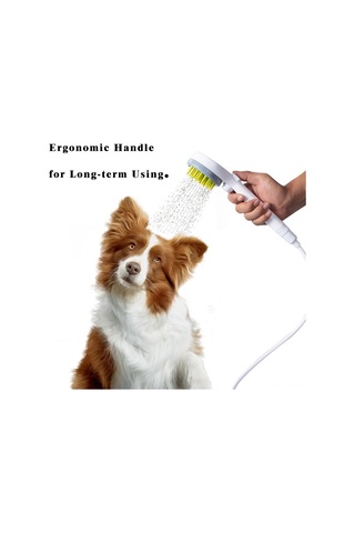 Geekyou Evcil Hayvan Duş Başlığı - Köpek Ve Kedi İçin Masajlı Banyo Hortumu Gri Gri