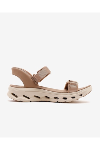 Skechers Go Walk Glıde-step 2.0 Sandal Kadın Bej Sandalet 141267 Tpe