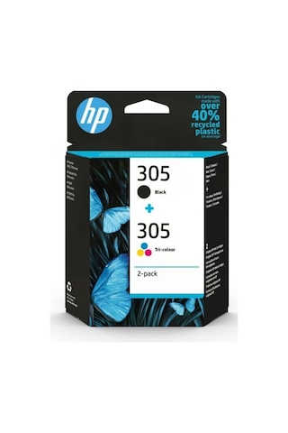 Hp 305 Siyah Ve Üç Renkli  Mürekkep Kartuşu İkili Paket - 6zd17ae-220917