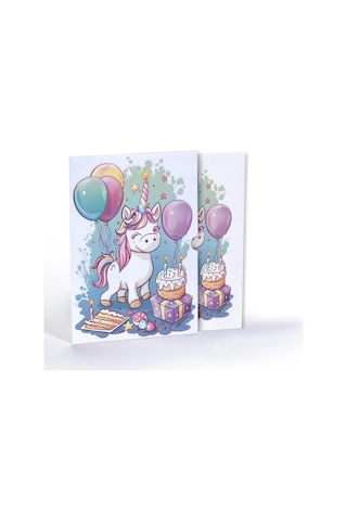 Unicornun Tatlı Dünyası, A4 Poster Ggk-pg031