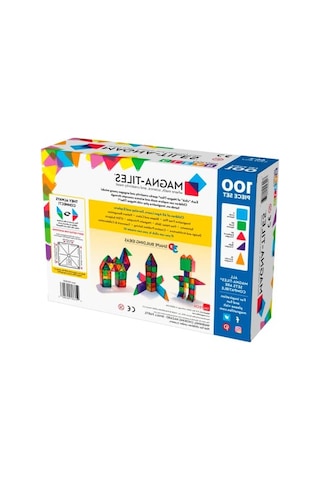 100 Parça Şeffaf Renkli Puzzle, Eğlenceli Oyun Deneyimi İçin