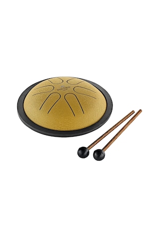 Meinl Sonic Energy Mstd3g Mini Steel B-major 6'' Tongue Drum Gold