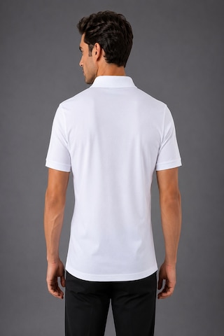 Bisse Beyaz Balenli Polo Yaka Düğmeli T-shirt Ts26y26103 D01