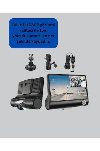 Araç İçi Kamera, 1080p Full Hd Gece Görüşü Çözünürlüklü