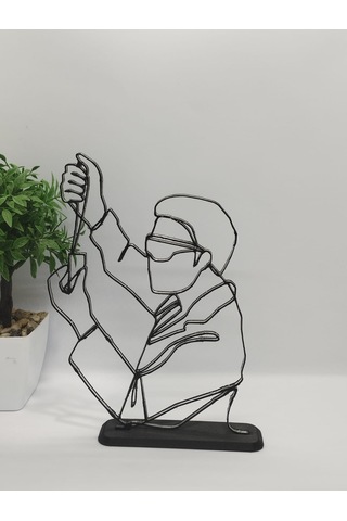 Kimyager Masa Dekor Hediye Fikri Sanat Heykeli