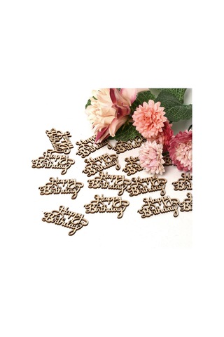 Ranyeek Ahşap Vintage "happy Birthday" Dekoratif Tabela, 15 Adet/set, Ev Ve Dış Mekan Partileri İçin Canlandıran Unsur