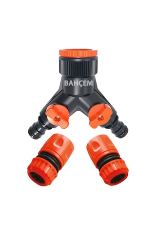 Bahçem Iki Çıkışlı Musluk Adaptörü Seti