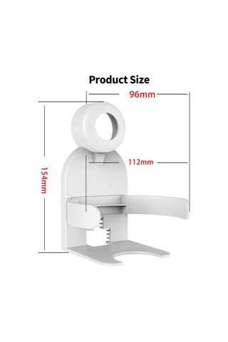 Yaozixa Google Nest Wifi Router+point İçin Beyaz Abs Router Tutucu - Kabloları Gizle, Kurulum Kolay, Sinemayi Bozmayan Tasarım